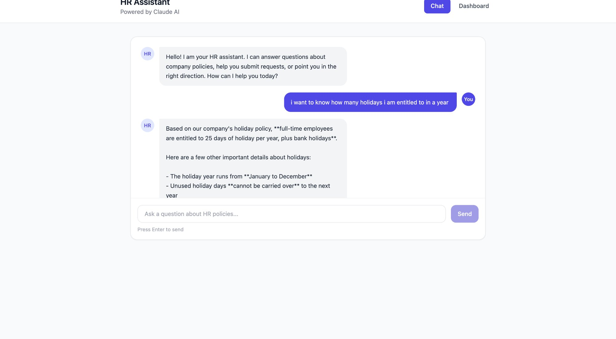 AI HR Assistant